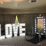 Giant Light Up Love Letters