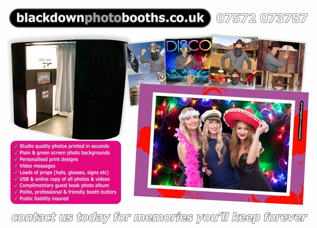 Blackdown Photo Booths of Taunton, Somerset